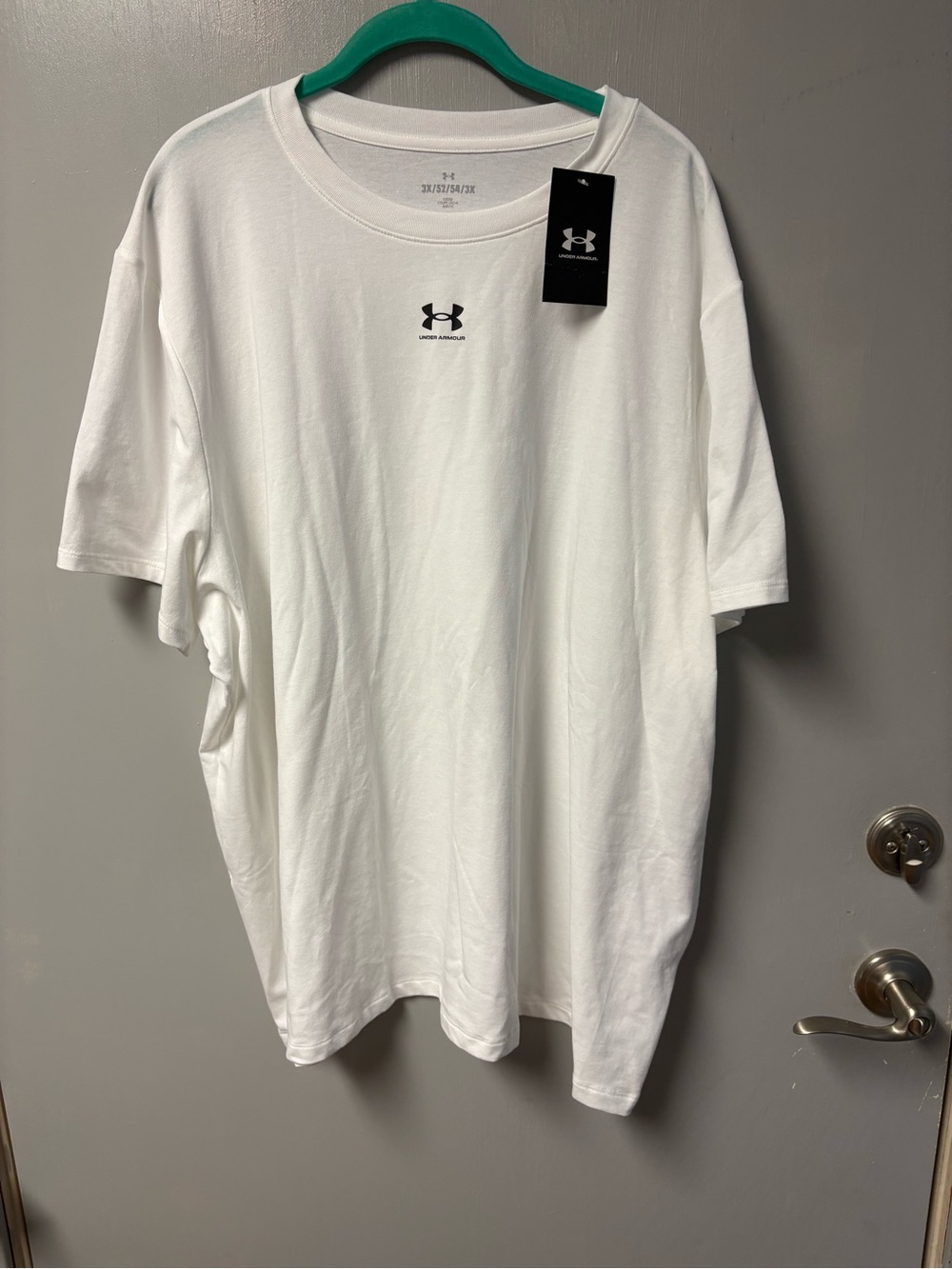 Under Armour Womens White Logo Short-Sleeve T-Shirt New with Tags